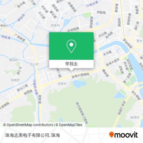 珠海志美电子有限公司地图
