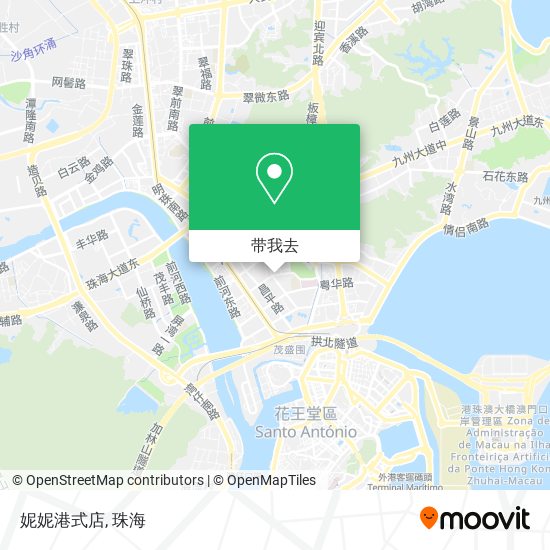 妮妮港式店地图
