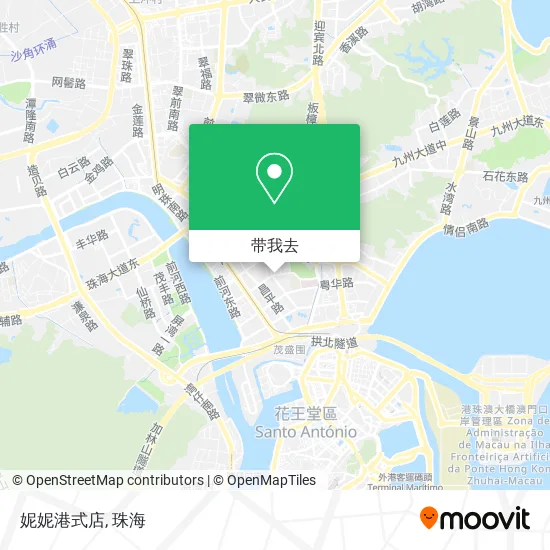 妮妮港式店地图