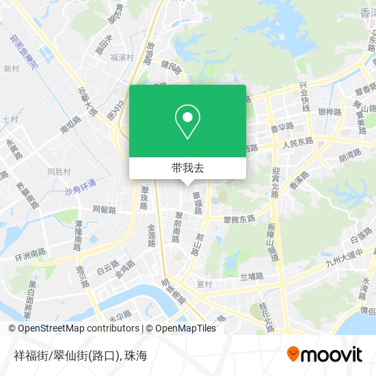 祥福街/翠仙街(路口)地图