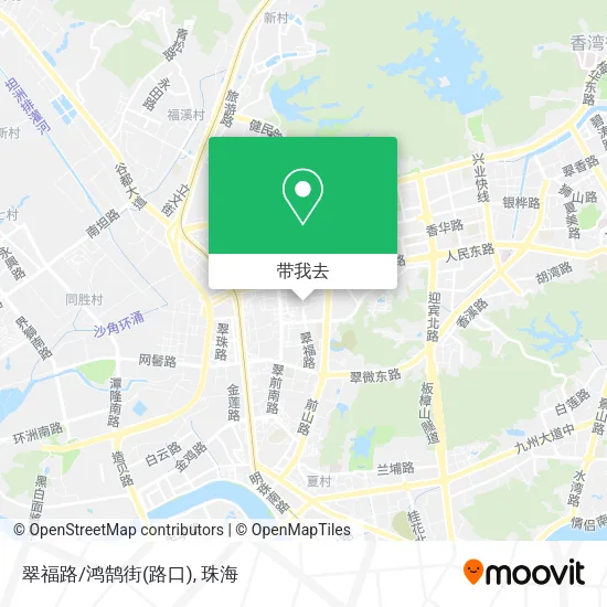 翠福路/鸿鹄街(路口)地图