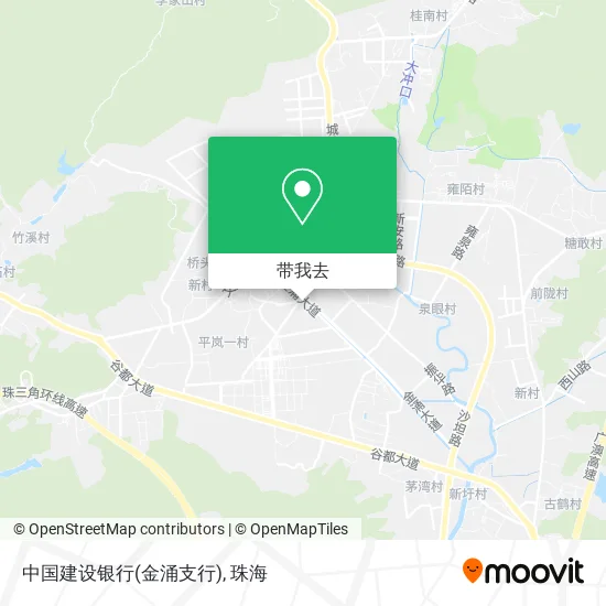 中国建设银行(金涌支行)地图