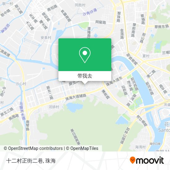 十二村正街二巷地图