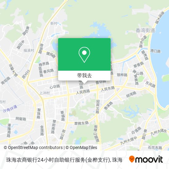 珠海农商银行24小时自助银行服务(金桦支行)地图