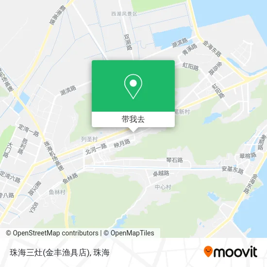 珠海三灶(金丰渔具店)地图