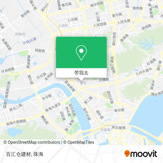 百汇仓建材地图
