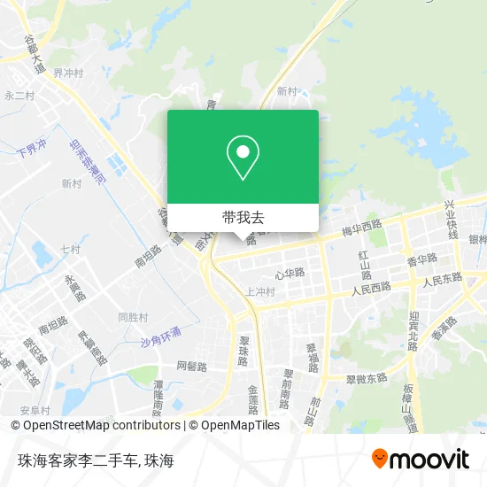 珠海客家李二手车地图