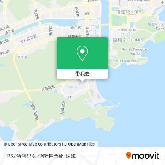 马戏酒店码头-游艇售票处地图
