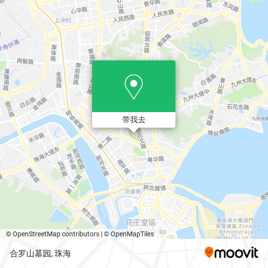 合罗山墓园地图