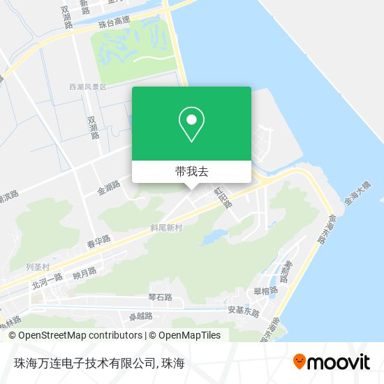 珠海万连电子技术有限公司地图