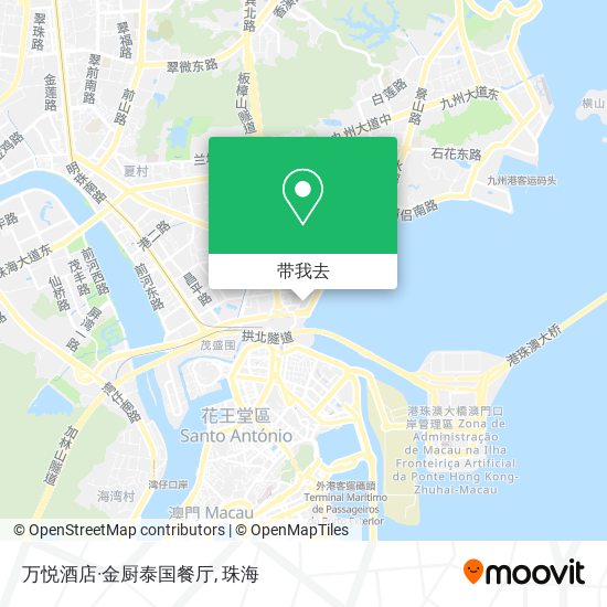 万悦酒店·金厨泰国餐厅地图