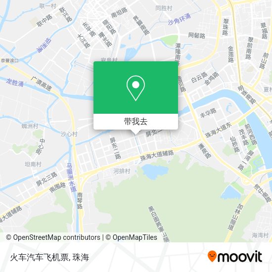 火车汽车飞机票地图