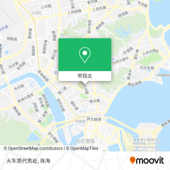 火车票代售处地图