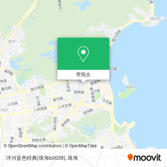 洋河蓝色经典(珠海b0038)地图