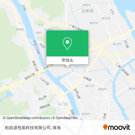 柏昌源包装科技有限公司地图