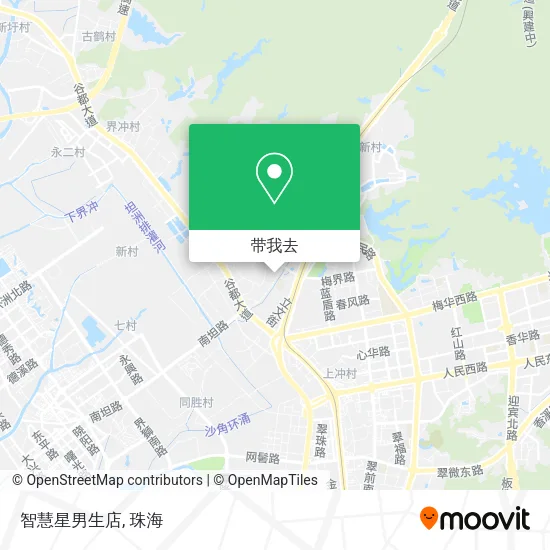 智慧星男生店地图
