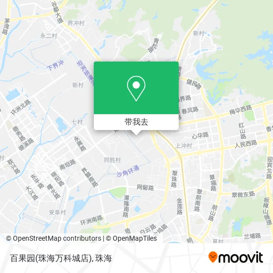 百果园(珠海万科城店)地图