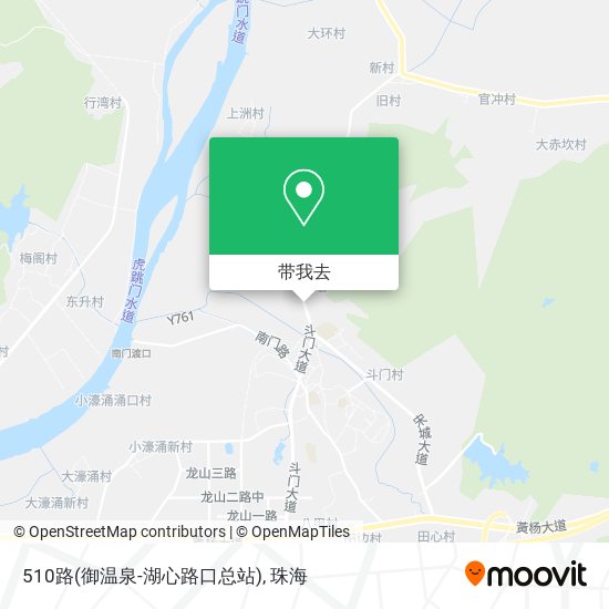 510路(御温泉-湖心路口总站)地图