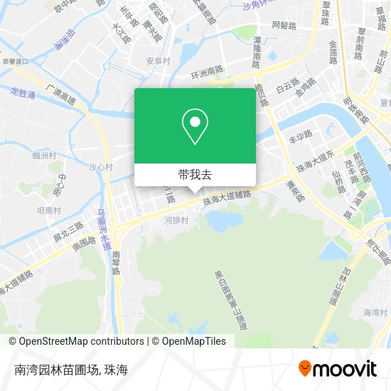 南湾园林苗圃场地图
