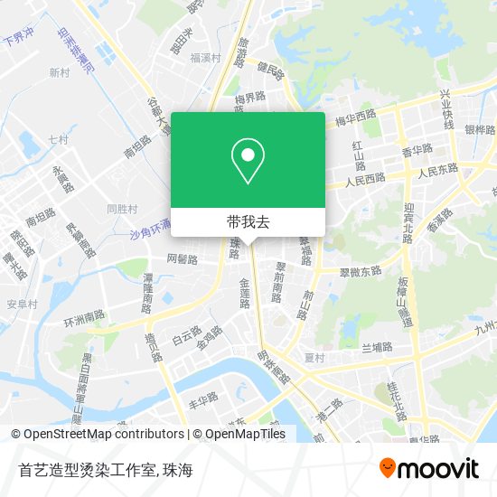 首艺造型烫染工作室地图
