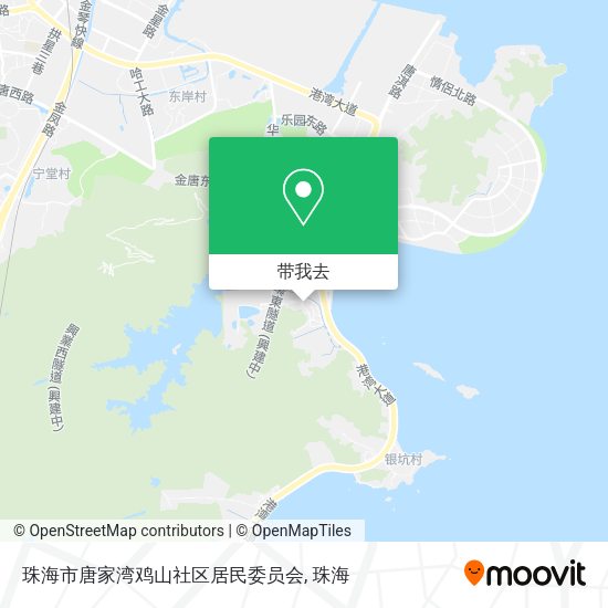 珠海市唐家湾鸡山社区居民委员会地图