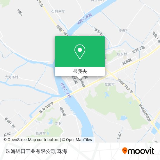 珠海锦田工业有限公司地图