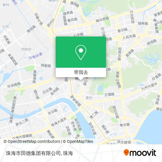 珠海市田德集团有限公司地图