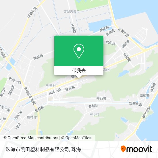 珠海市凯田塑料制品有限公司地图