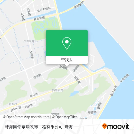 珠海国铝幕墙装饰工程有限公司地图