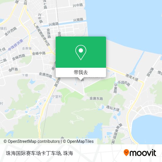 珠海国际赛车场卡丁车场地图