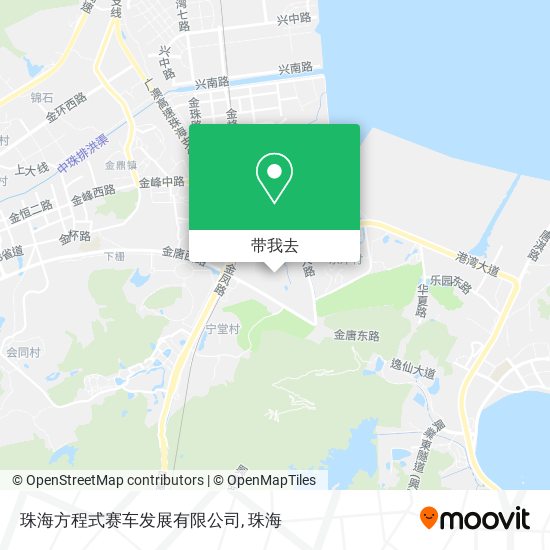 珠海方程式赛车发展有限公司地图