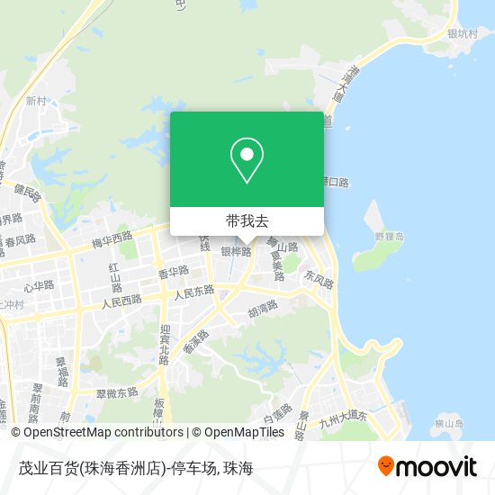 茂业百货(珠海香洲店)-停车场地图