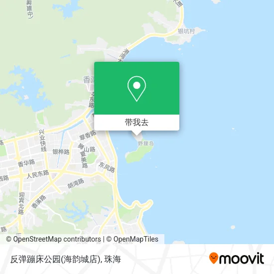 反弹蹦床公园(海韵城店)地图