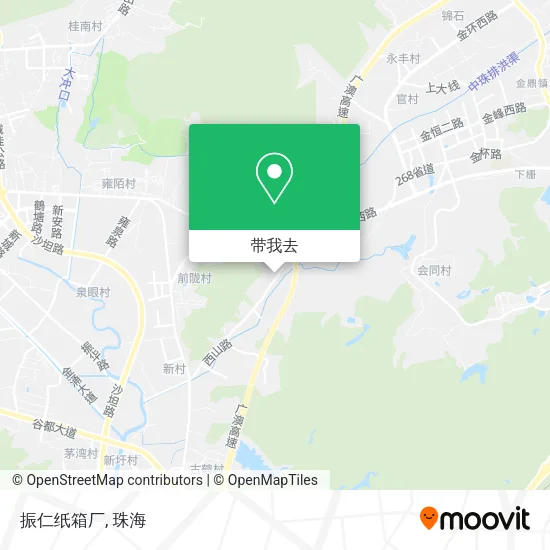 振仁纸箱厂地图