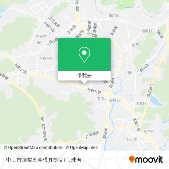 中山市振裕五金模具制品厂地图