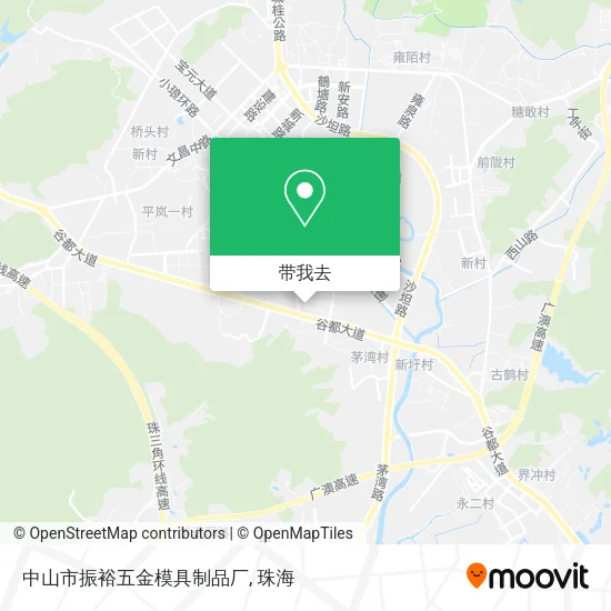 中山市振裕五金模具制品厂地图