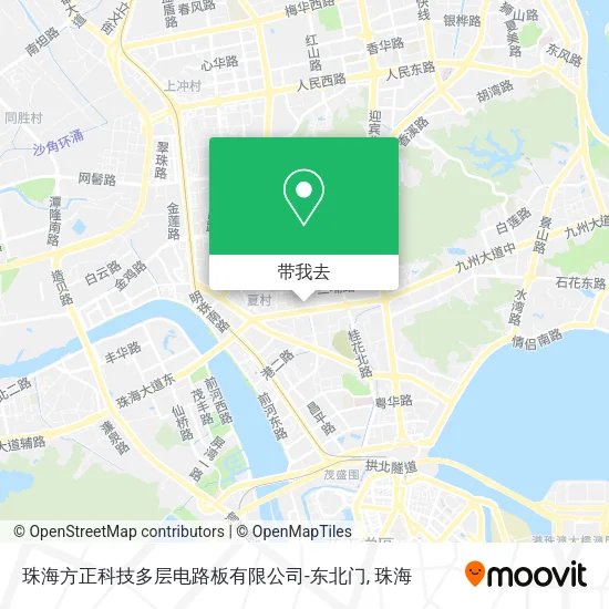 珠海方正科技多层电路板有限公司-东北门地图