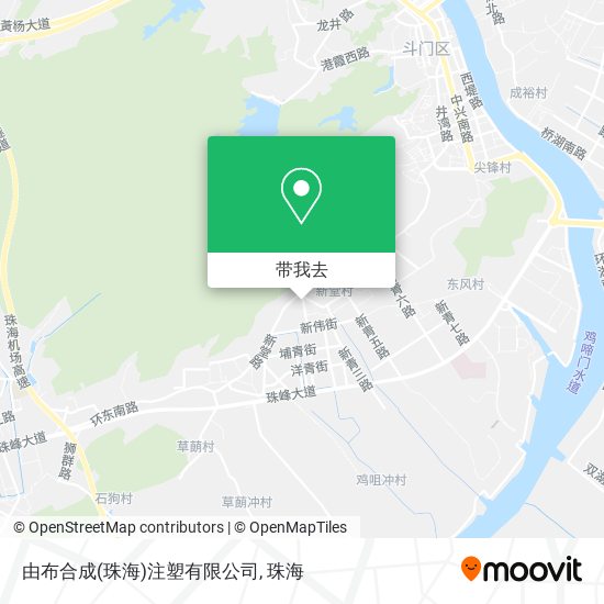 由布合成(珠海)注塑有限公司地图
