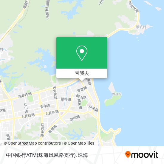 中国银行ATM(珠海凤凰路支行)地图