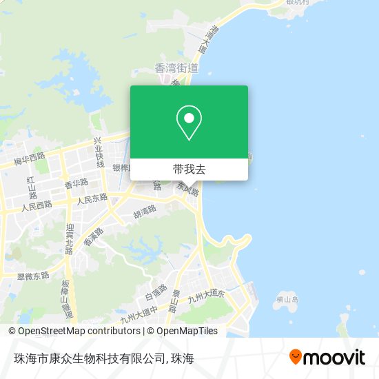 珠海市康众生物科技有限公司地图