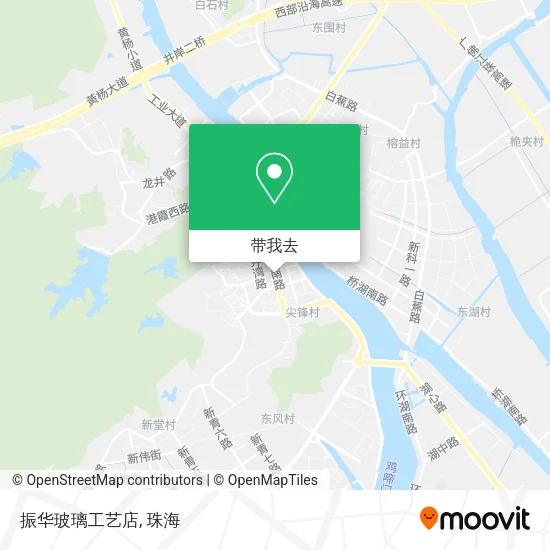 振华玻璃工艺店地图