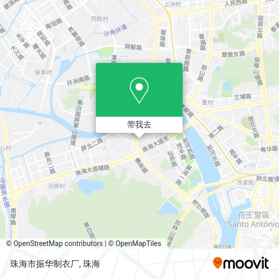 珠海市振华制衣厂地图