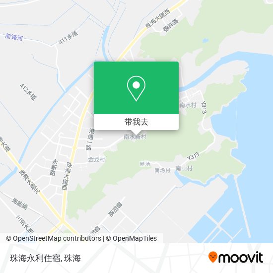 珠海永利住宿地图