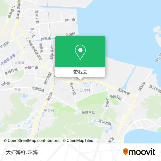 大虾海鲜地图