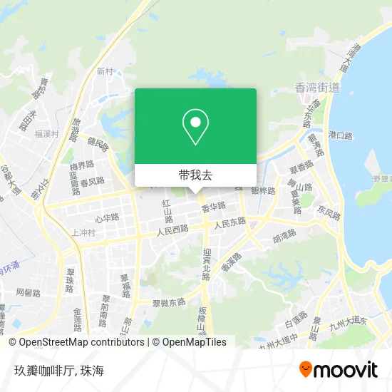玖瓣咖啡厅地图