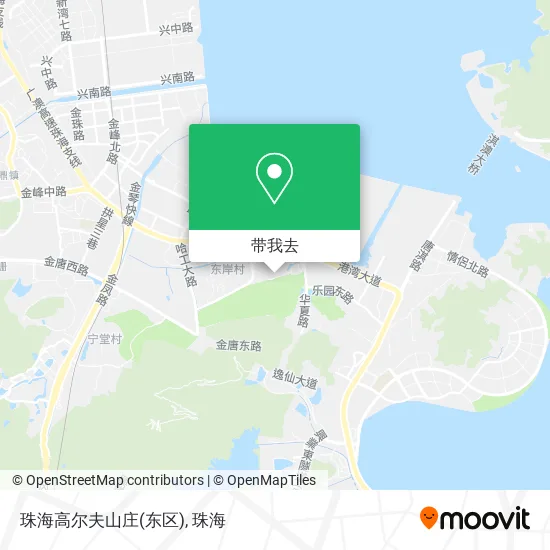 珠海高尔夫山庄(东区)地图