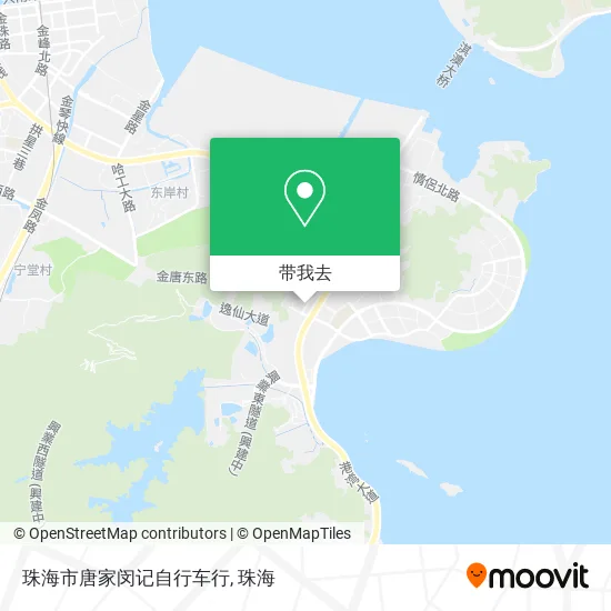 珠海市唐家闵记自行车行地图