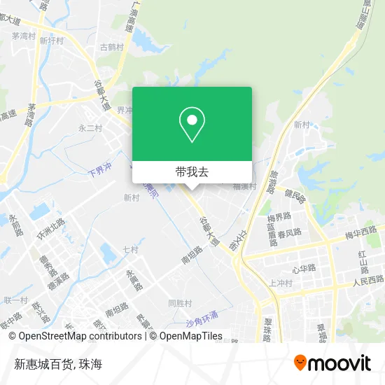 新惠城百货地图