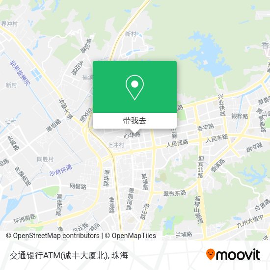 交通银行ATM(诚丰大厦北)地图