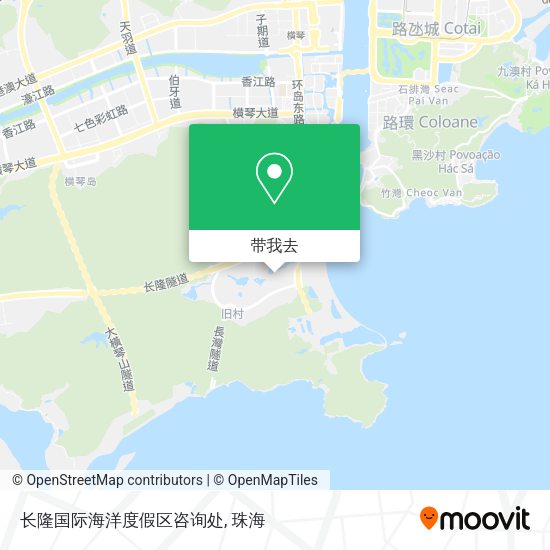 长隆国际海洋度假区咨询处地图